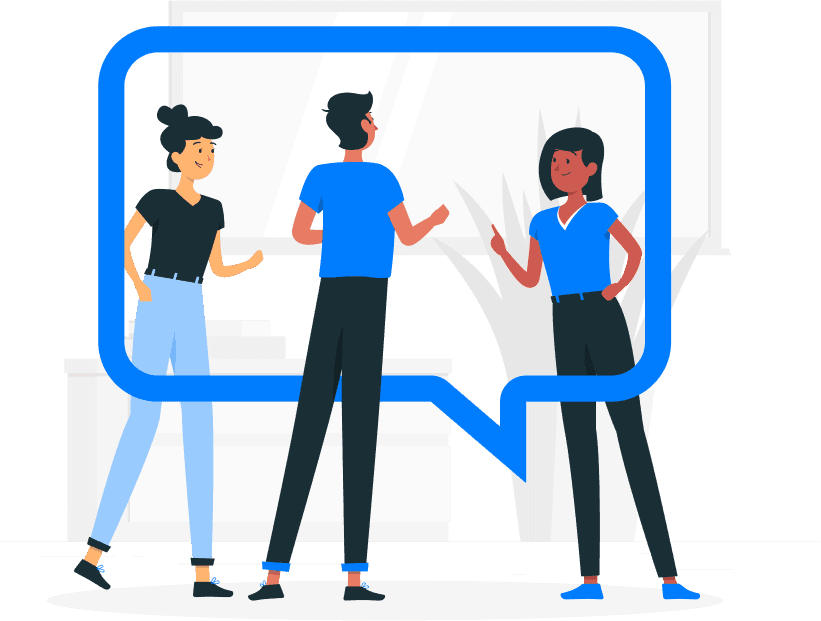 Illustration showcasing partner testimonials and success stories with Niyogin